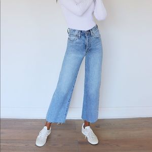 Aritzia: Denim Forum, The Farrah Highrise Wide Leg